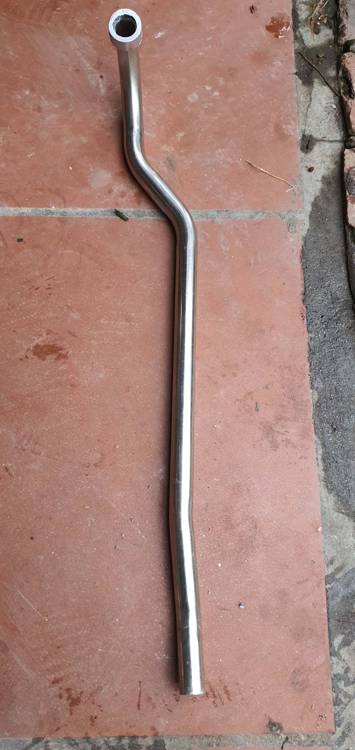 Cổ pô Wave RS/ RSX 110 phom dài, Inox 304, phi 22