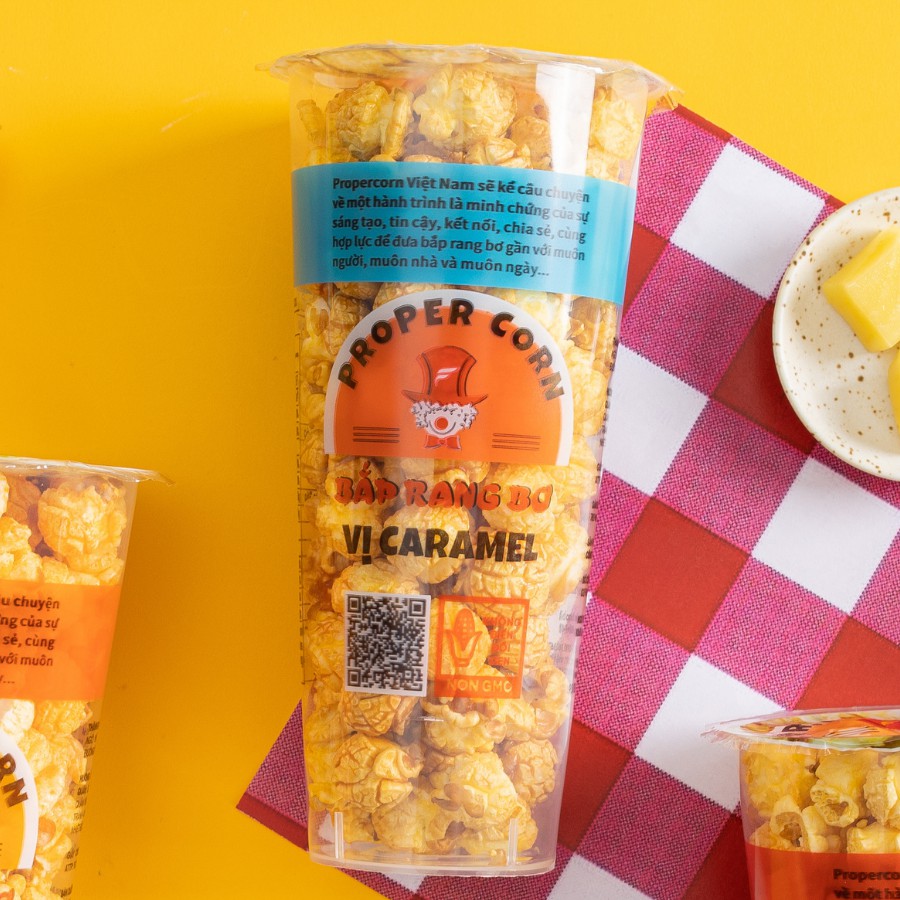 Bắp rang bơ Proper Snack các vị - hộp tiện dụng