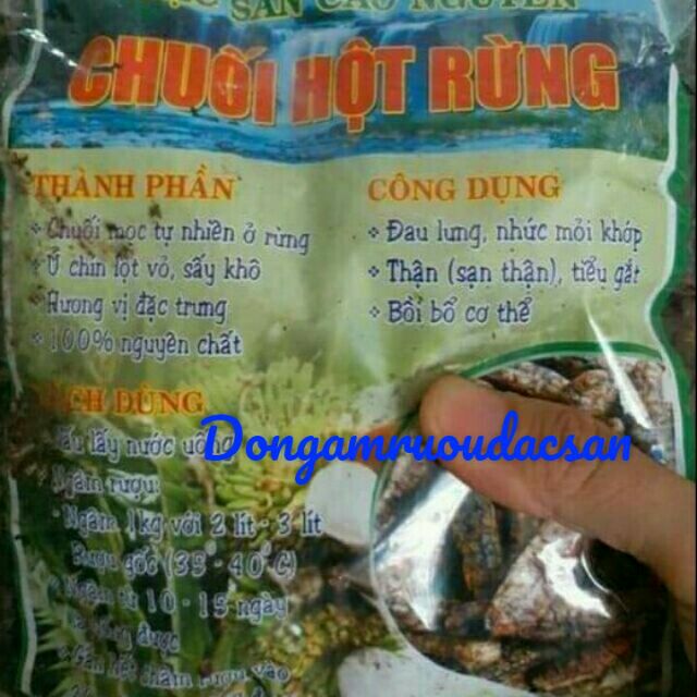 Chuối hột rừng Tây nguyên 1kg