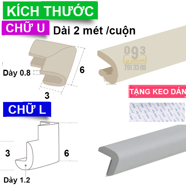 Dây Bọc Cạnh Bàn Bịt Góc Chống Va Chạm