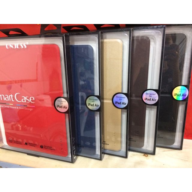Bao da ipad air / ipad 5 chính hãng onjess lưng silicon