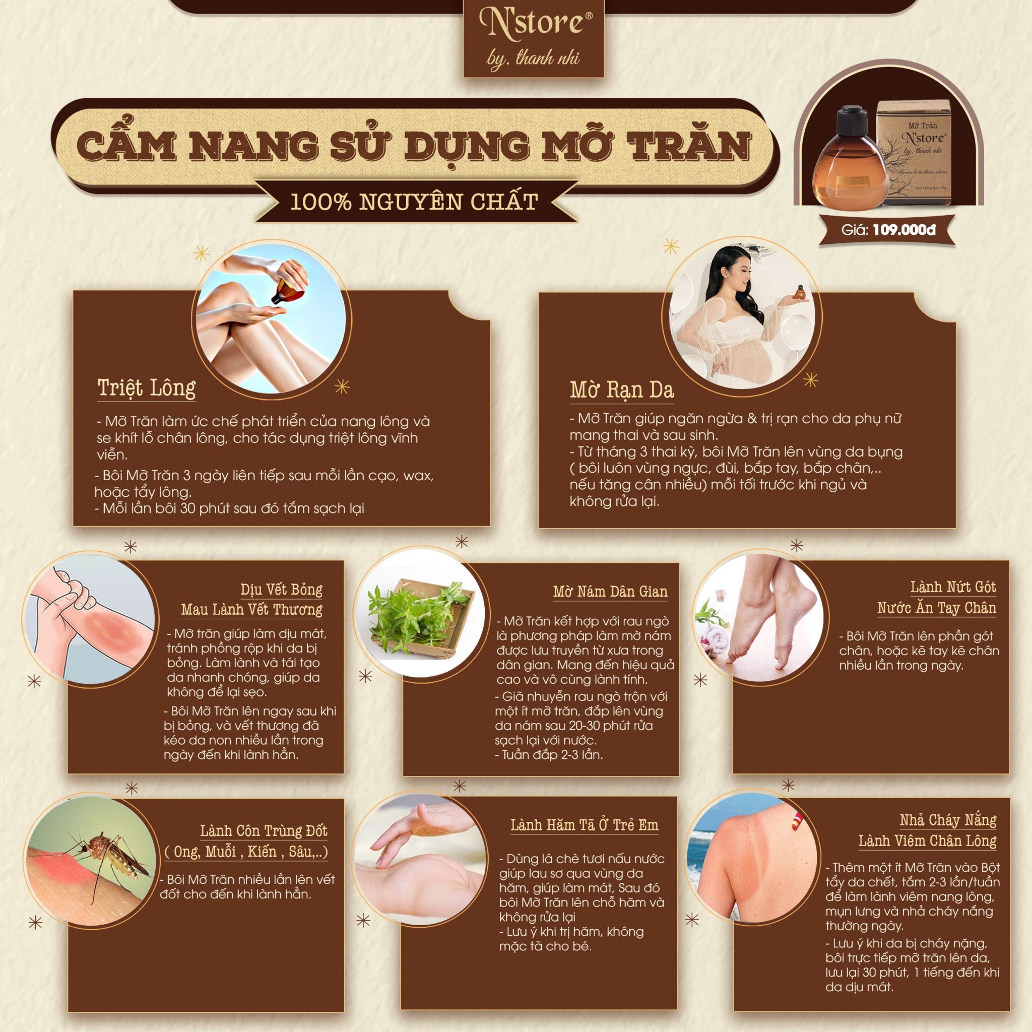 Combo Sáp Wax Veo Và Mỡ Trăn N'Store