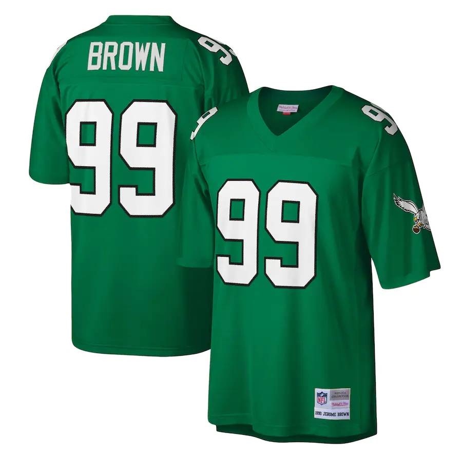 Philadelphia Eagles NFL Football Jersey Brown Quick Cunningham Carter Tshirt Top Jersey Loose Sport Tee Unisex đồ đá bóng đồ đá banh áo đá banh áo thun