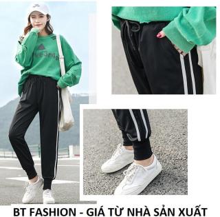 Quần Dài Nữ Thun Phom Rộng Jogger Thể Thao Thời Trang Hàn Quốc - BT Fashion (TT02C-2S SOLE) thumbnail