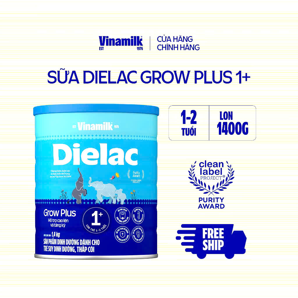 Sữa Bột Dielac Grow Plus 1+ HT 1400g (Sữa Non)