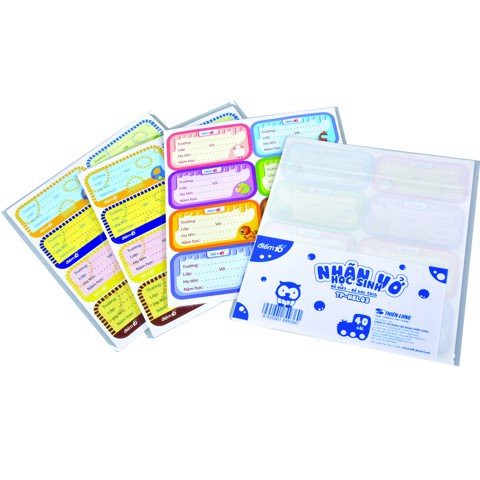 [HCM]Nhãn vở điểm 10 TP-NBL03 5 xấp (8 cái/xấp) cam kết hàng đúng mô tả chất lượng đảm bảo không chứa hóa chất độc hại an toàn cho trẻ em