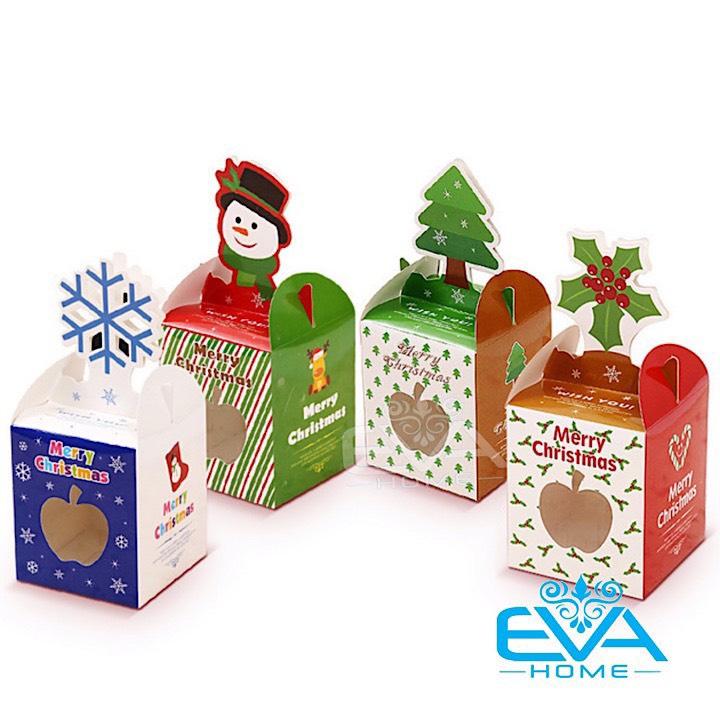 Combo 5 hộp giấy đựng quà giáng sinh noel