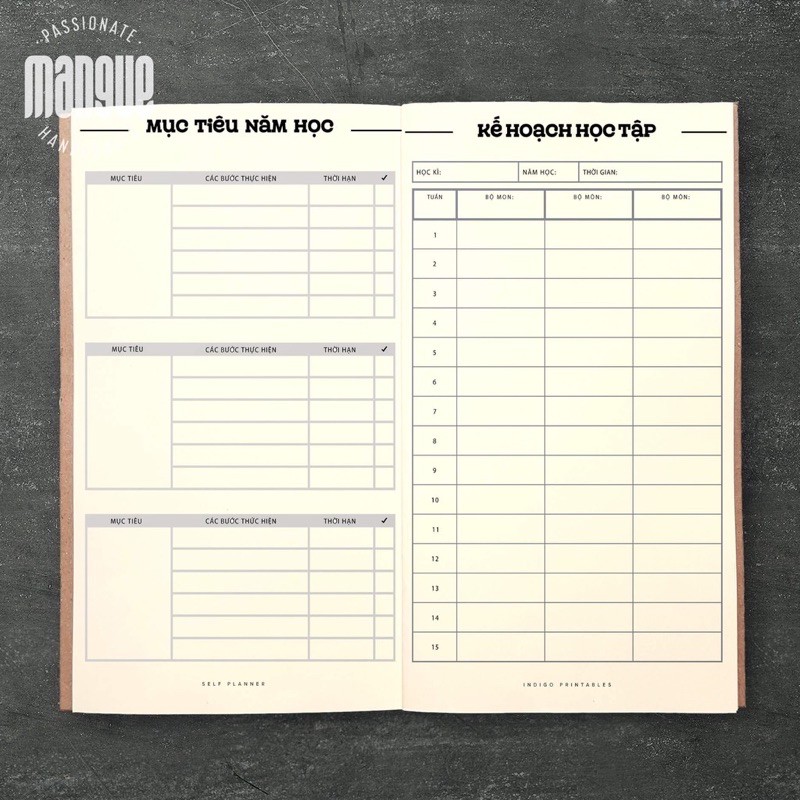 Sổ tay lập kế hoạch học tập, sổ study planner