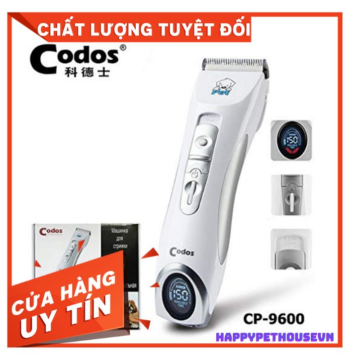 Tông đơ cạo lông cao cấp Codos CP9600 cho thú cưng chó mèo