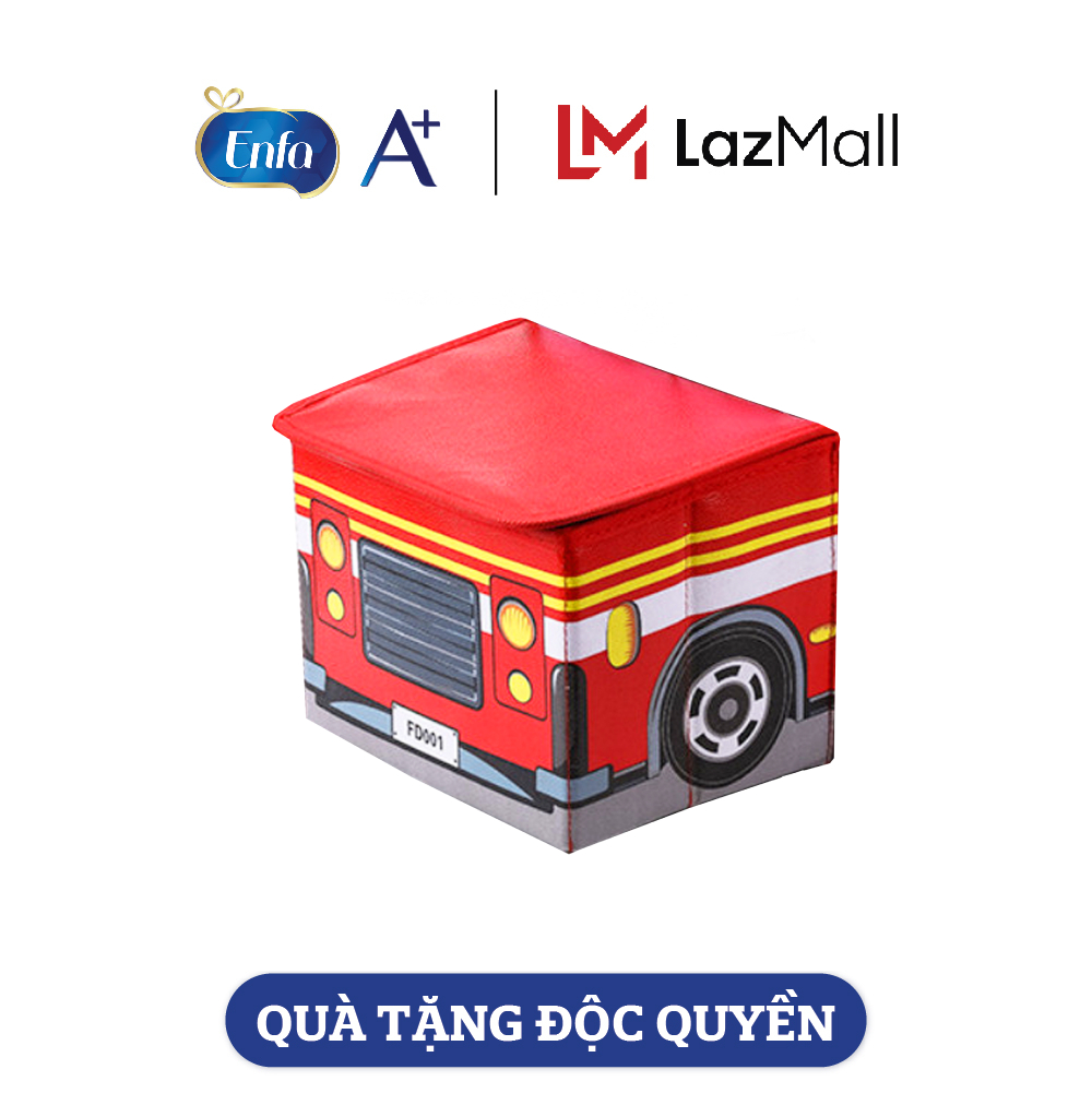 [Quà Tặng Enfa] Thùng đồ chơi gấp gọn