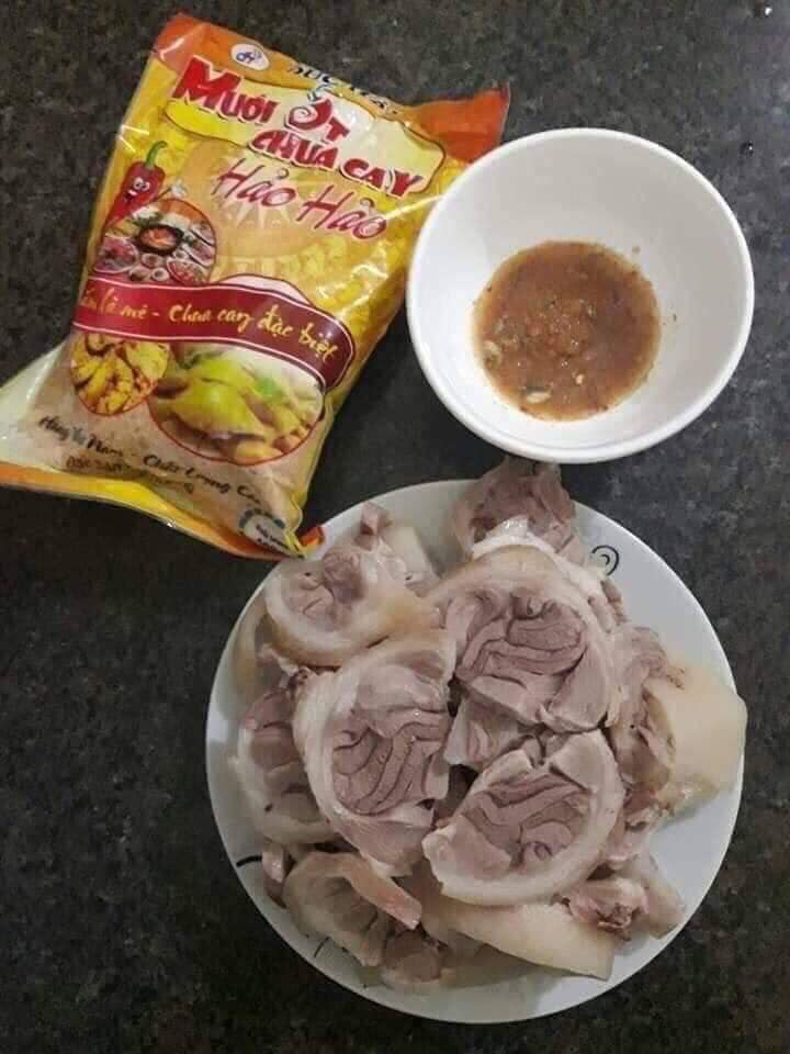 Muối chấm hảo hảo chua cay