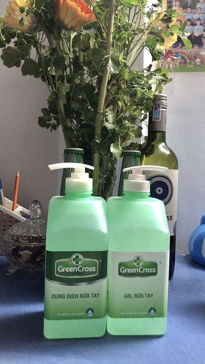 Gel/dd rửa tay khô Green cross Chai 500ml