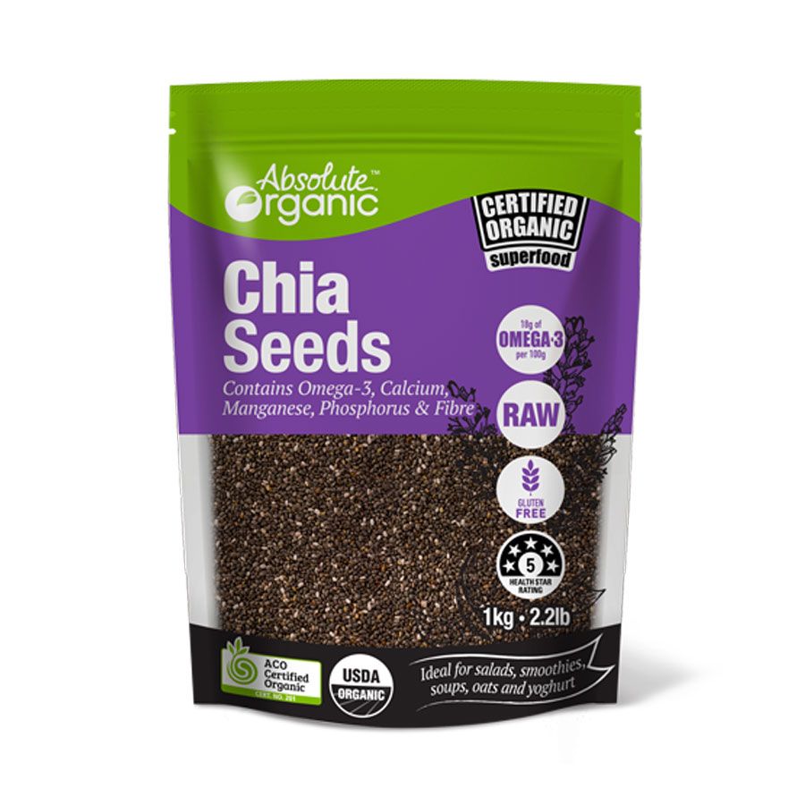 Hcm - hạt chia úc tím absolute organic - 250gr-1kg