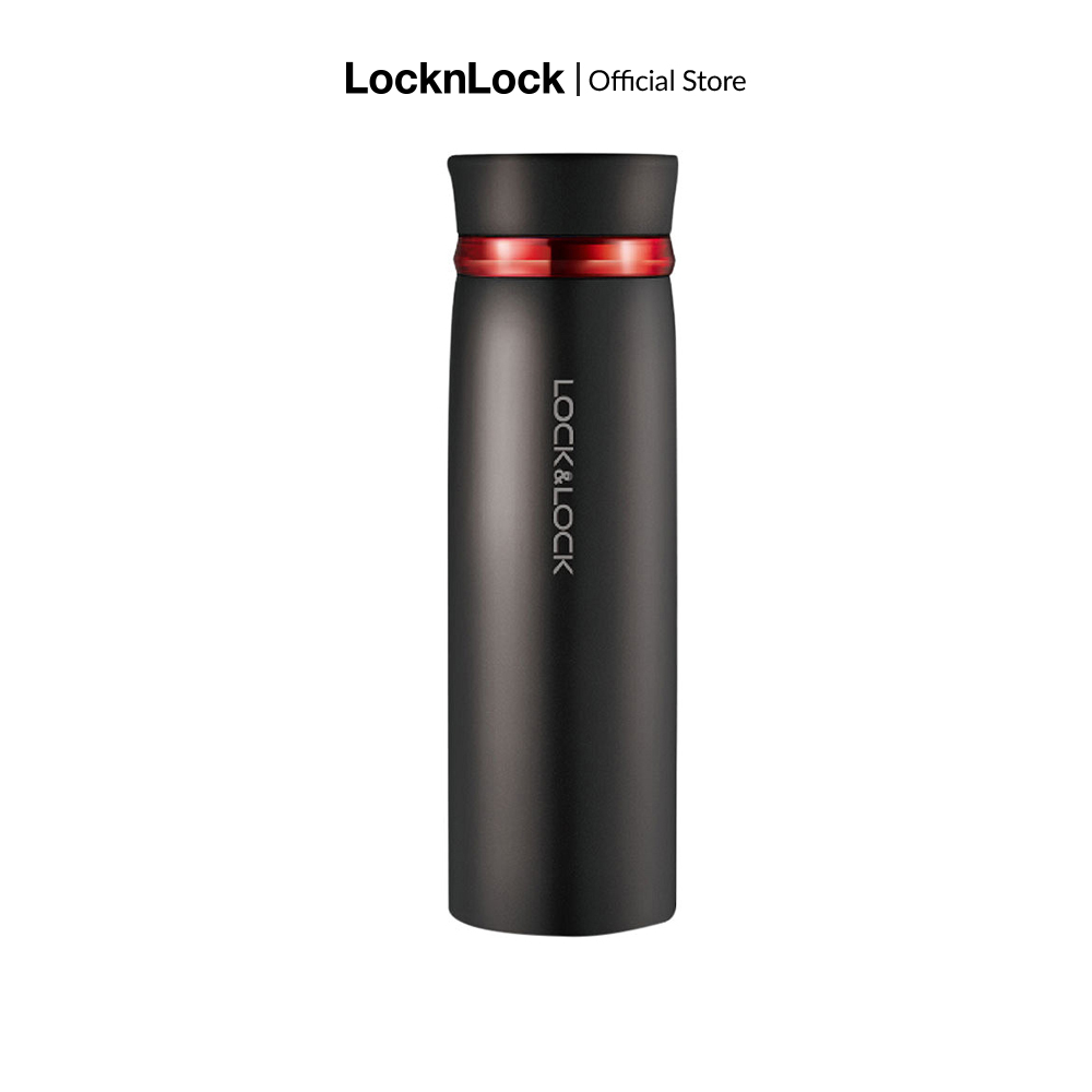Bình Giữ Nhiệt Lock&Lock Feather Light 450Ml Lhc4131Bkr (Đen)