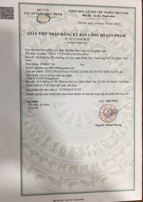 Bổ Huyết Điều Kinh - Kingpharm
