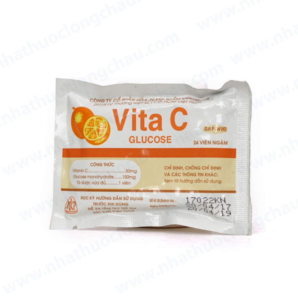 Kẹo ngậm Vita C