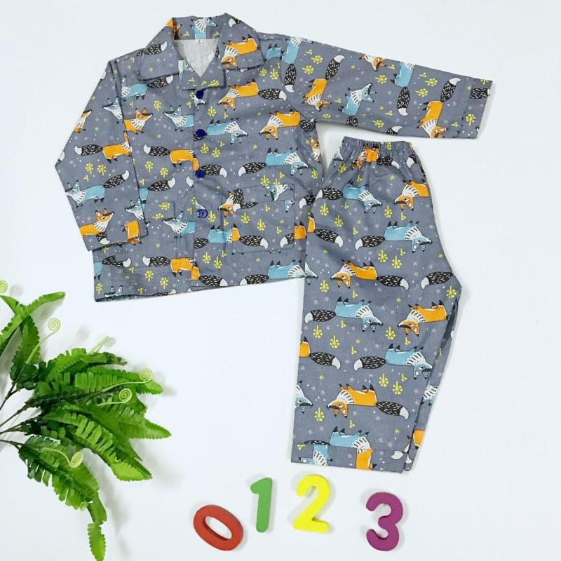 Nơi bán PYJAMA HÌNH KHU RỪNG CÁO CHO BÉ LỚN 20-40KG