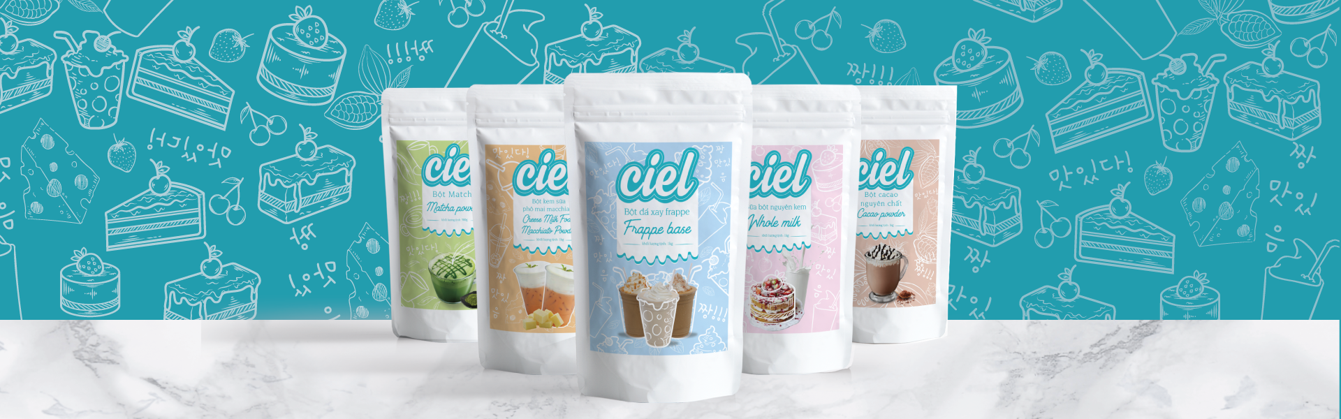 Bột thạch jelly Ciel 140g