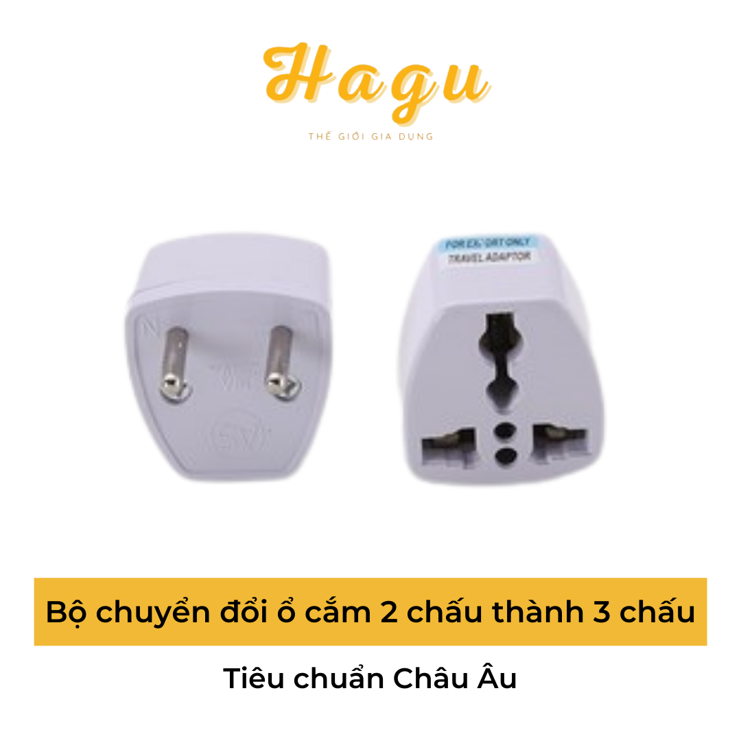 Ổ cắm chuyển đổi 3 chấu thành 2 chấu