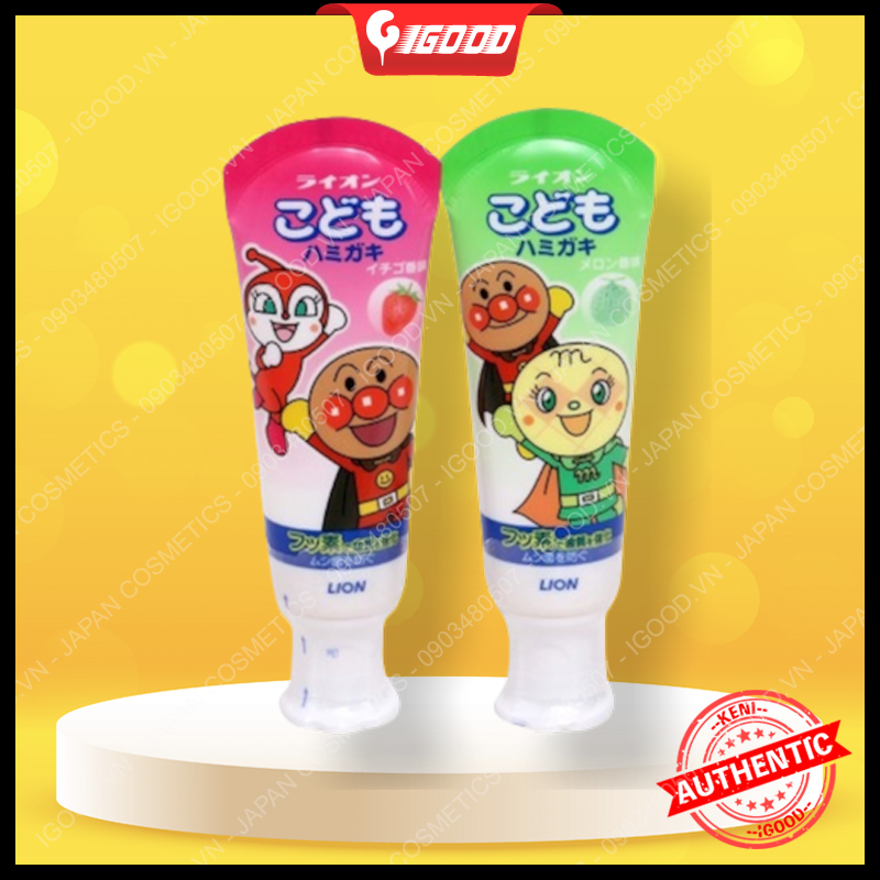 Kem đánh răng trẻ em LION Nhật Bản 40g