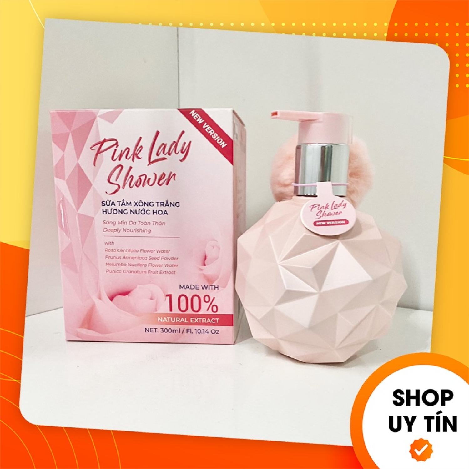Sữa tắm xông trắng pink lady shower onaya- mỹ phẩm tq group - 8938521373674