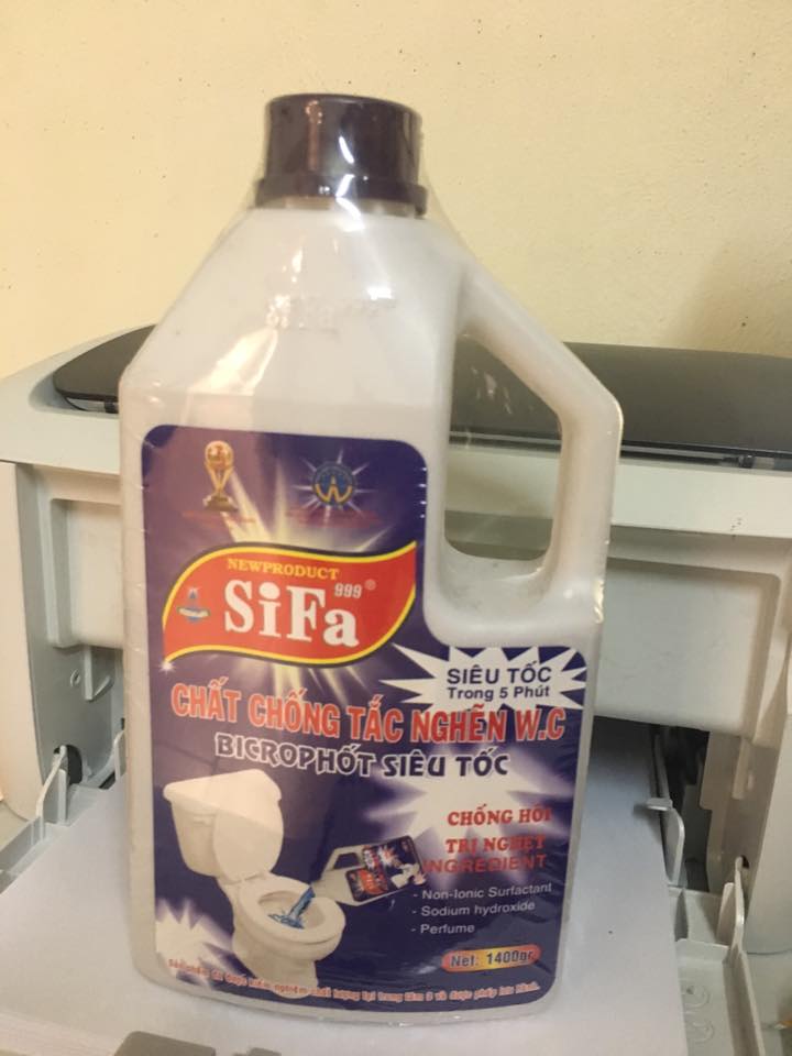 Chất tẩy thông cầu SIFA chai lớn 1400g