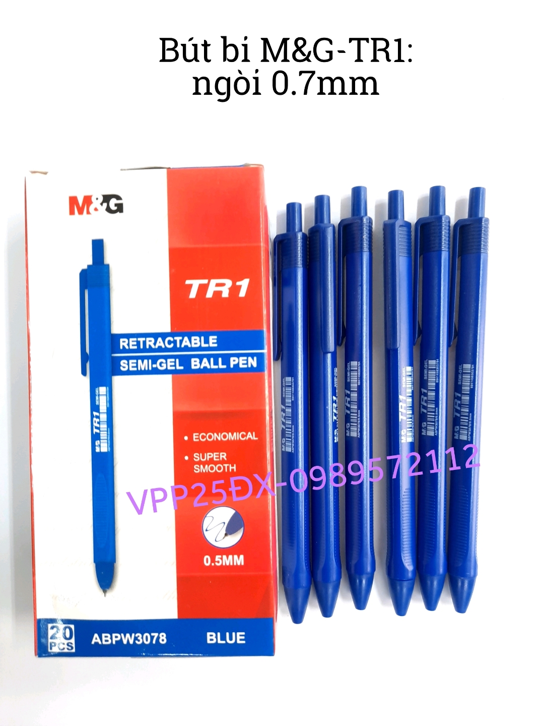 Hộp 20 cái Bút bi TR1 M&G.
