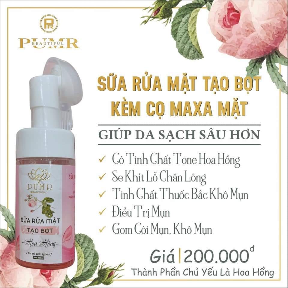 SỮA RỬA MẶT TẠO BỌT PUMR
