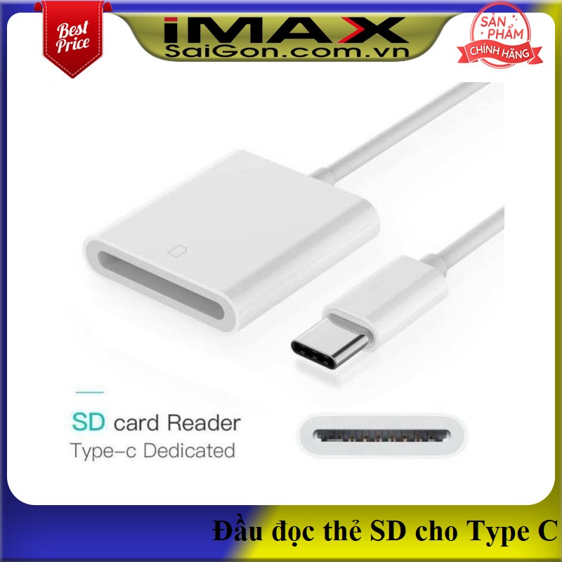 [HCM]Đầu đọc thẻ Đầu đọc thẻ SD Type C cho Mac Điện thoại