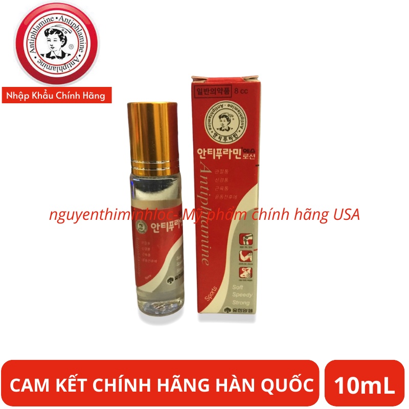 Chai lăn dầu nóng xoa bóp antiphlamine hàn quốc 10ml - cam kết chính hãng