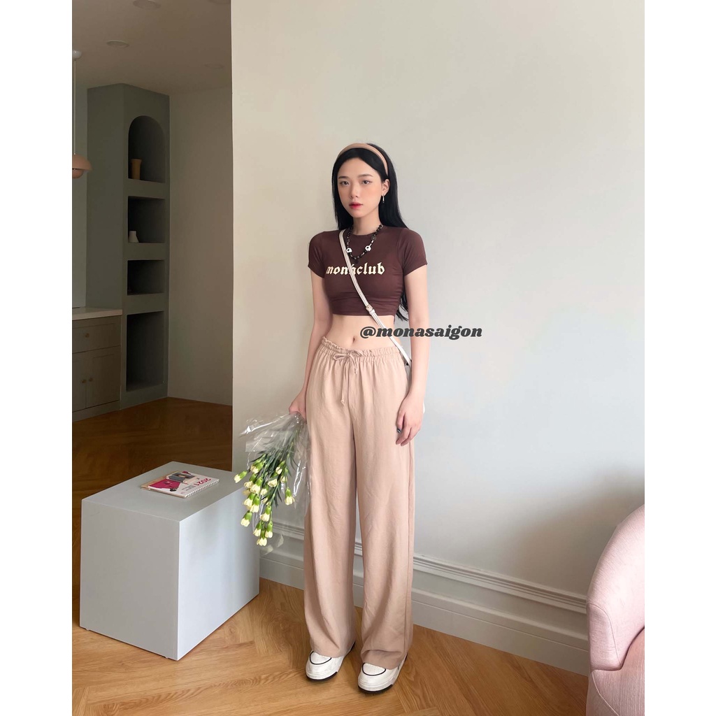Quần đũi thô MONÁ - BEIGE TRẮNG/BE