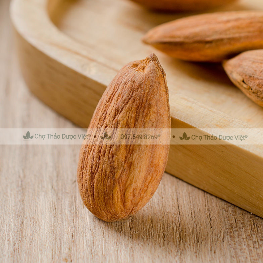 Hạnh nhân thái lát 100g (Nhân hạnh nhân sống tách vỏ, làm bánh, nấu chè) - Chợ Thảo Dược Việt