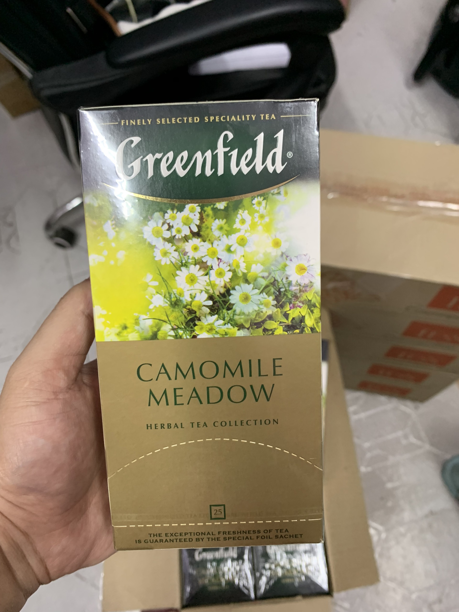 Trà Tess hộp Xanh 20 túi lọc vị Xanh Dứa
