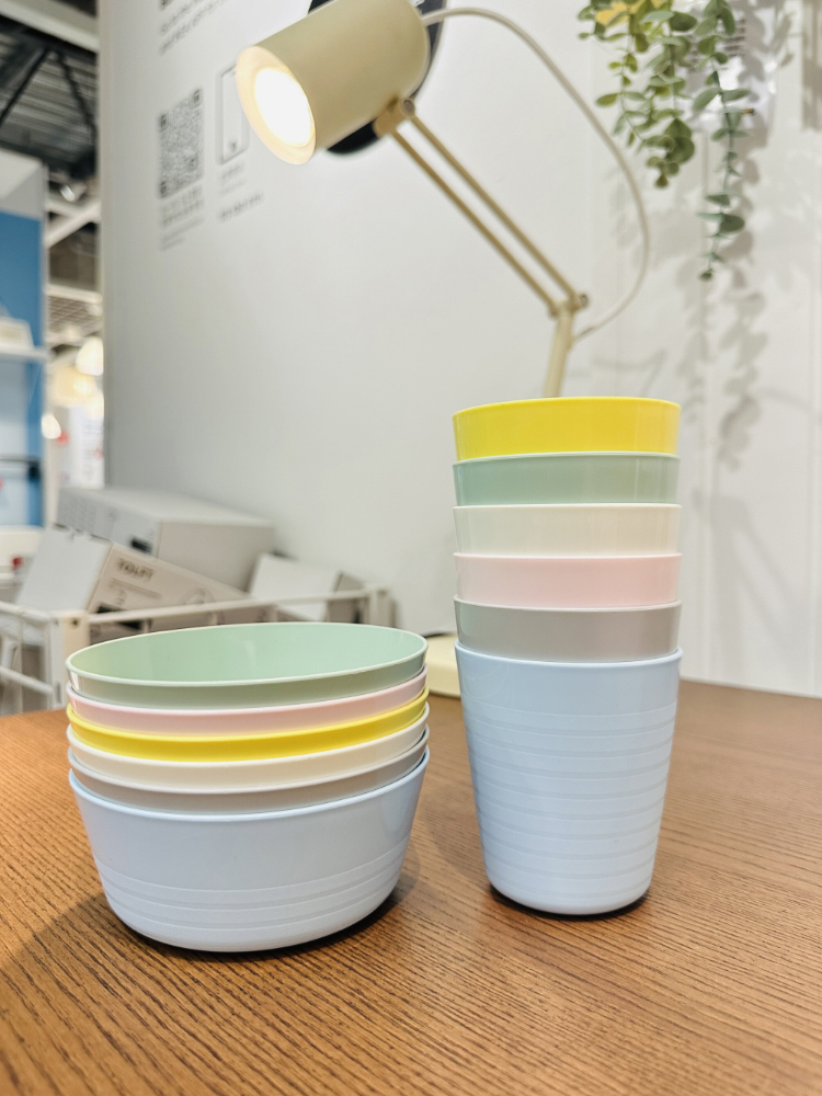 Bộ 6 bát nhựa ăn dặm Kalas IKEA