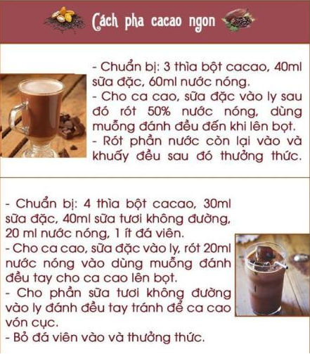 Bột Ca Cao nguyên chất, hộp 500gram