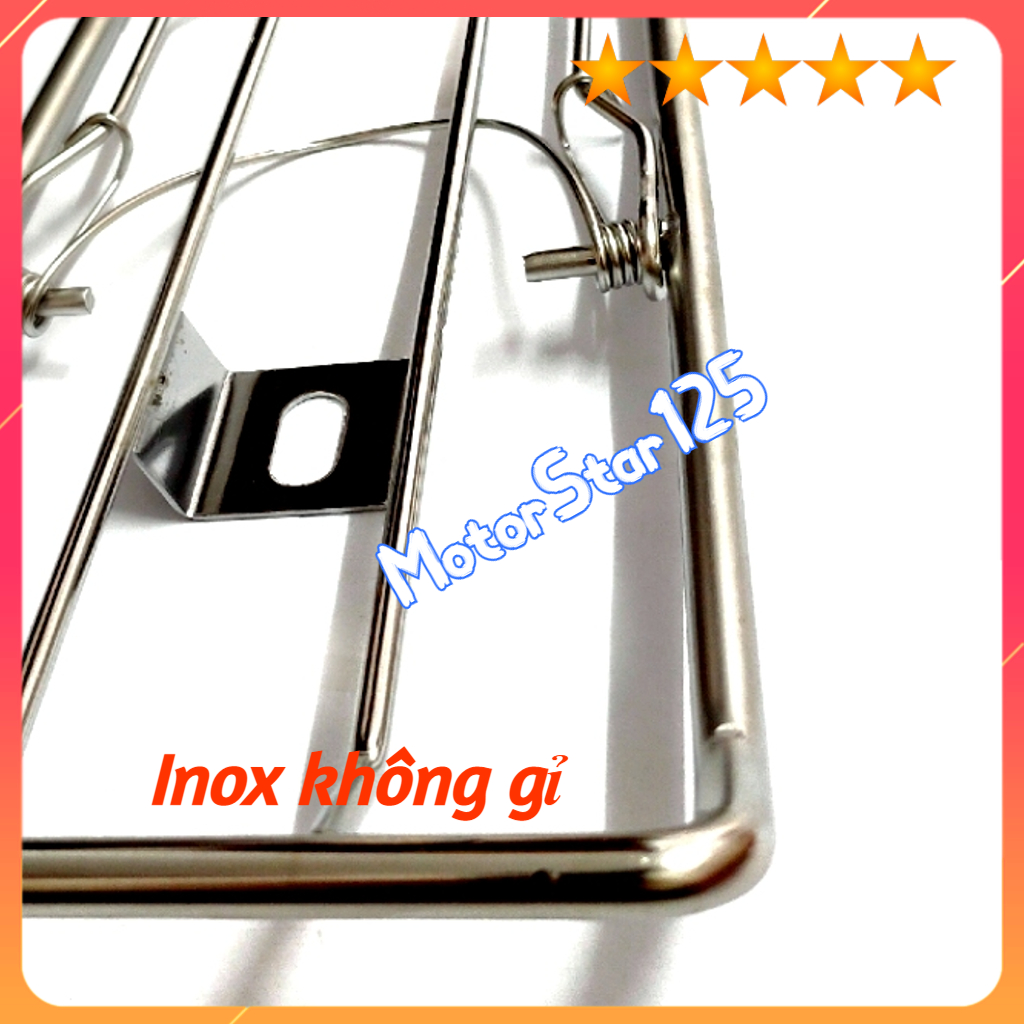 Baga giữa xe Star Sr 125 Chất liệu INOX