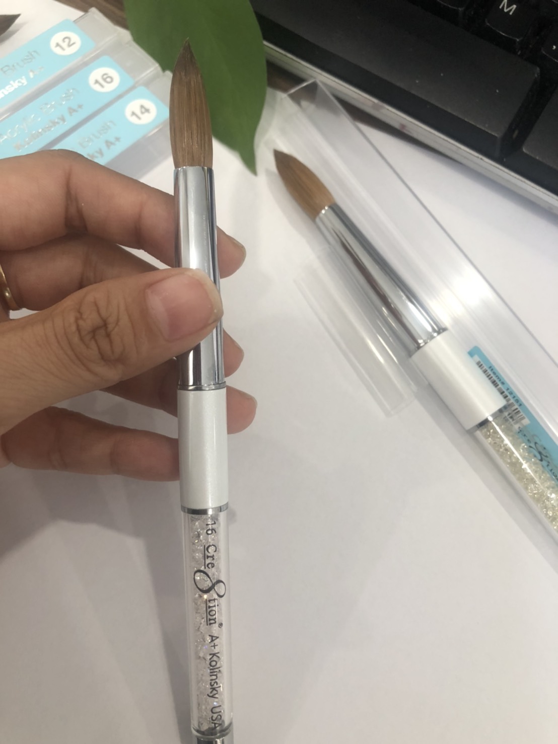 Cọ đắp bột cán đá Cre8tion của Mỹ đủ size