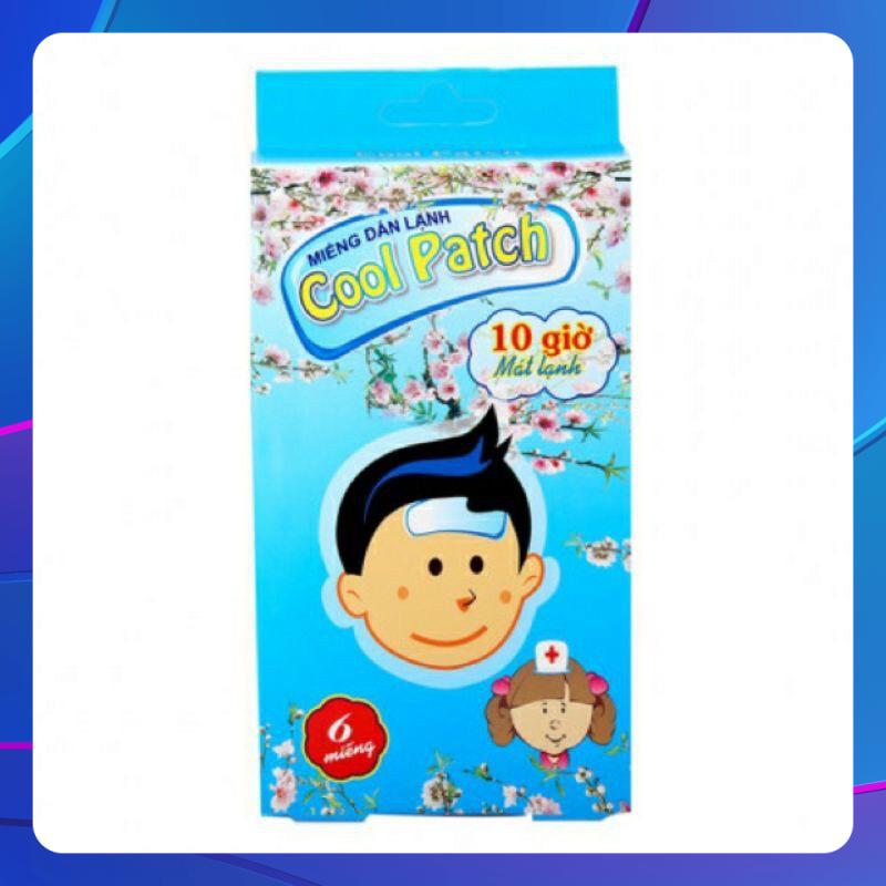 MIẾNG DÁN HẠ SỐT GOMIX KUL COOLPATCH, HỘP 6 MIẾNG