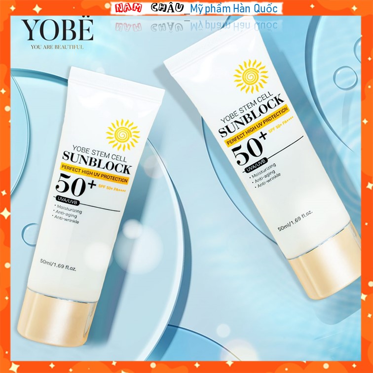 Kem chống nắng tế bào gốc Yobe (Yobe Stem Cell Sunblock) 50ml