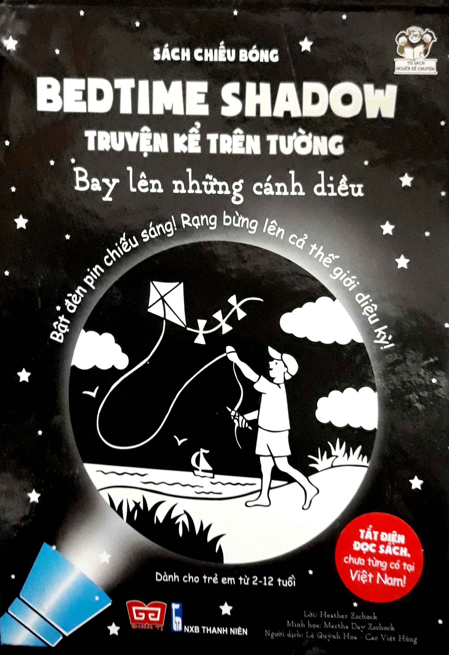 Fahasa - sách chiếu bóng - bedtime shadow - truyện kể trên tường - bay lên những cánh diều!