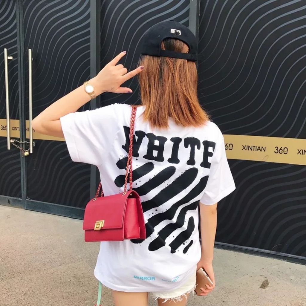 [HCM]Áo thun OFF-WHITE HEAVY Xịt Sơn Unisex