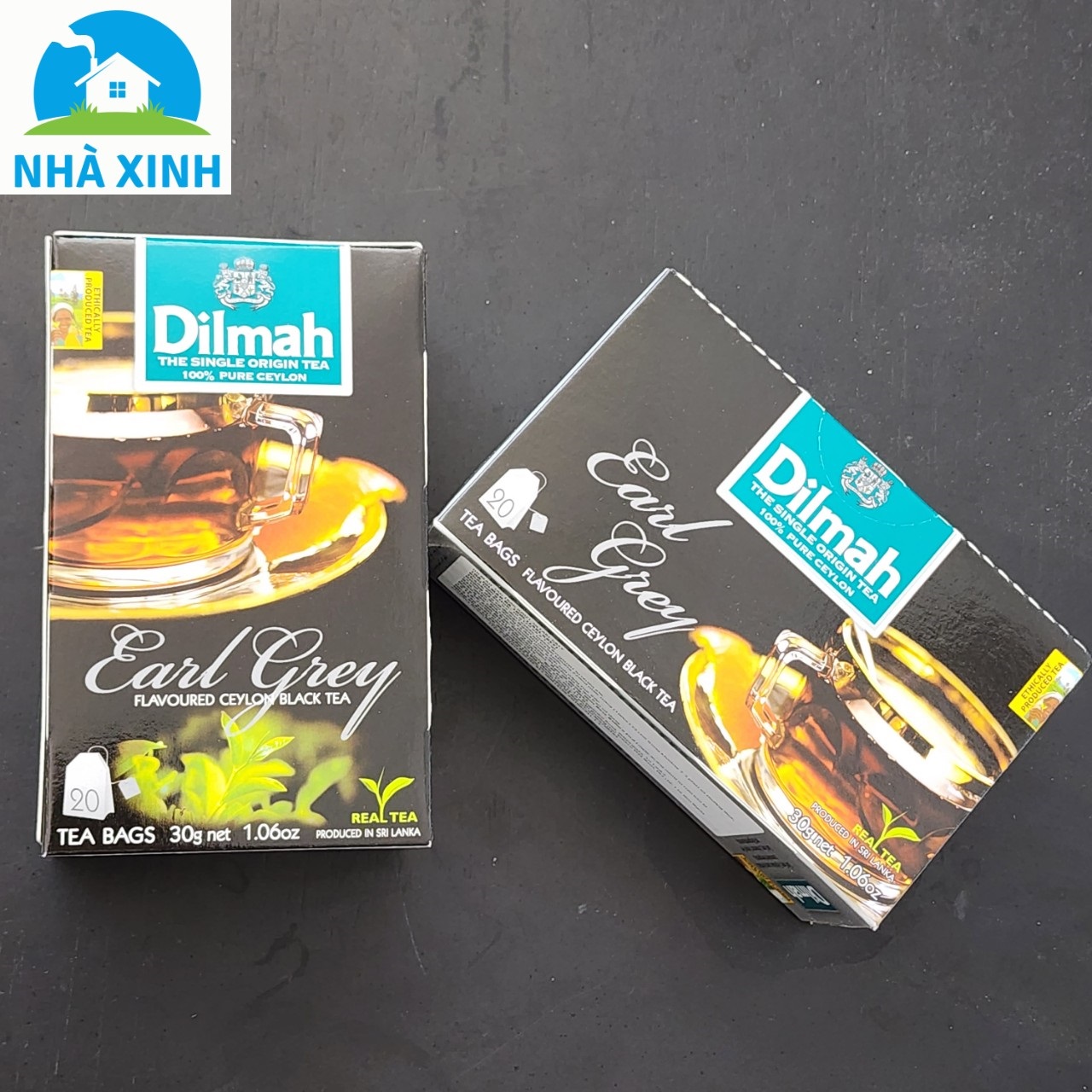 Trà Dilmah Premium Ceylon Earl Grey Tea 50g 25 túi x 2gr Trà Bá Tước Anh
