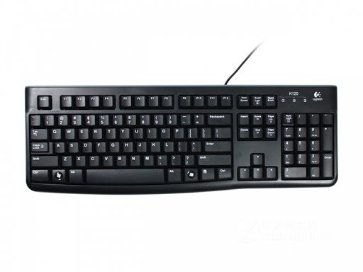Bàn phím có dây Logitech K120 - Bền bỉ, chống tràn, có thể điều chỉnh góc độ gõ, kích thước đầy đủ có phím số