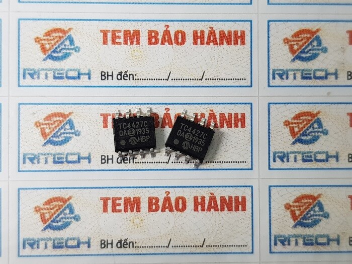 Tc4427coa sop-8 1.5a ic điều khiển mosfet