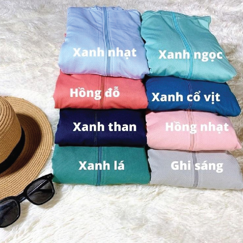 Áo Khoác Chống Nắng Nữ Dài  Toàn Thân Trơn Đơn Giản Gọn Gàng Bảo Vệ Toàn Thân Chống Tia Uv 2 Lớp 3 Lớp Thoáng Khí Khóa Kéo Có Túi Bóp Eo Trùm Tay Xỏ Ngón  75kg Nhật Bản  Đi Xe Máy
