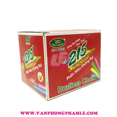 Phấn màu 100 Viên Mic không bụi