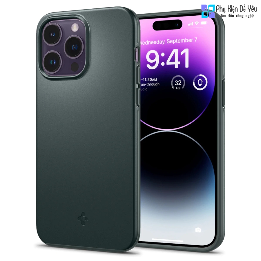Ốp Spigen Thin Fit cho iPhone 14 Pro Max/ 14 Pro/ 14 Plus/ 14 (Phân phối chính hãng, bảo hành 12 tháng)