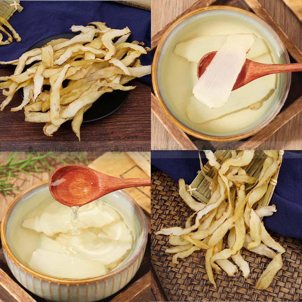 Ngọc trúc khô 100g, nhục trúc phiến, hàng thơm vàng, pha trà, hầm canh bổ phổi, nhuận phế