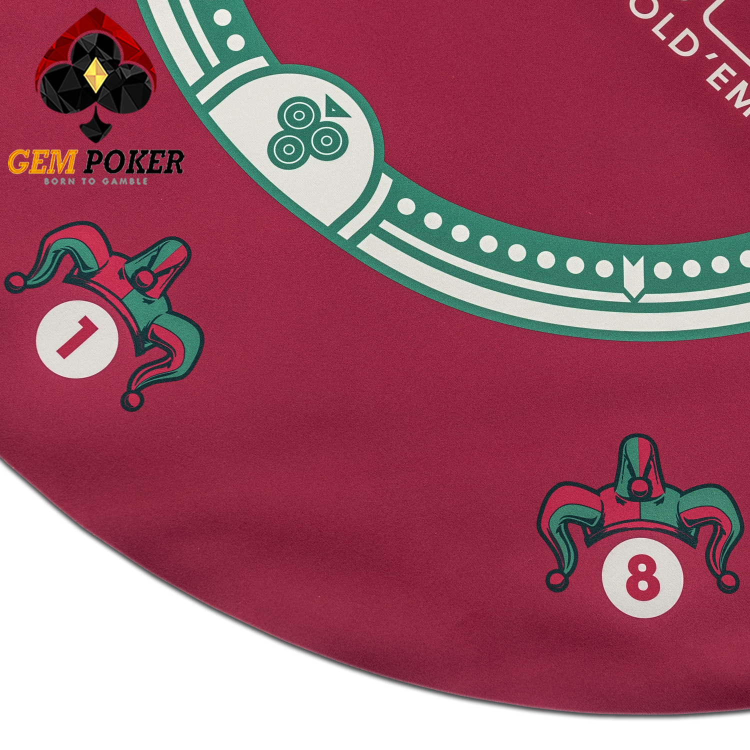 THẢM TRÒN POKER TEXAS GEM JOKER CAO CẤP