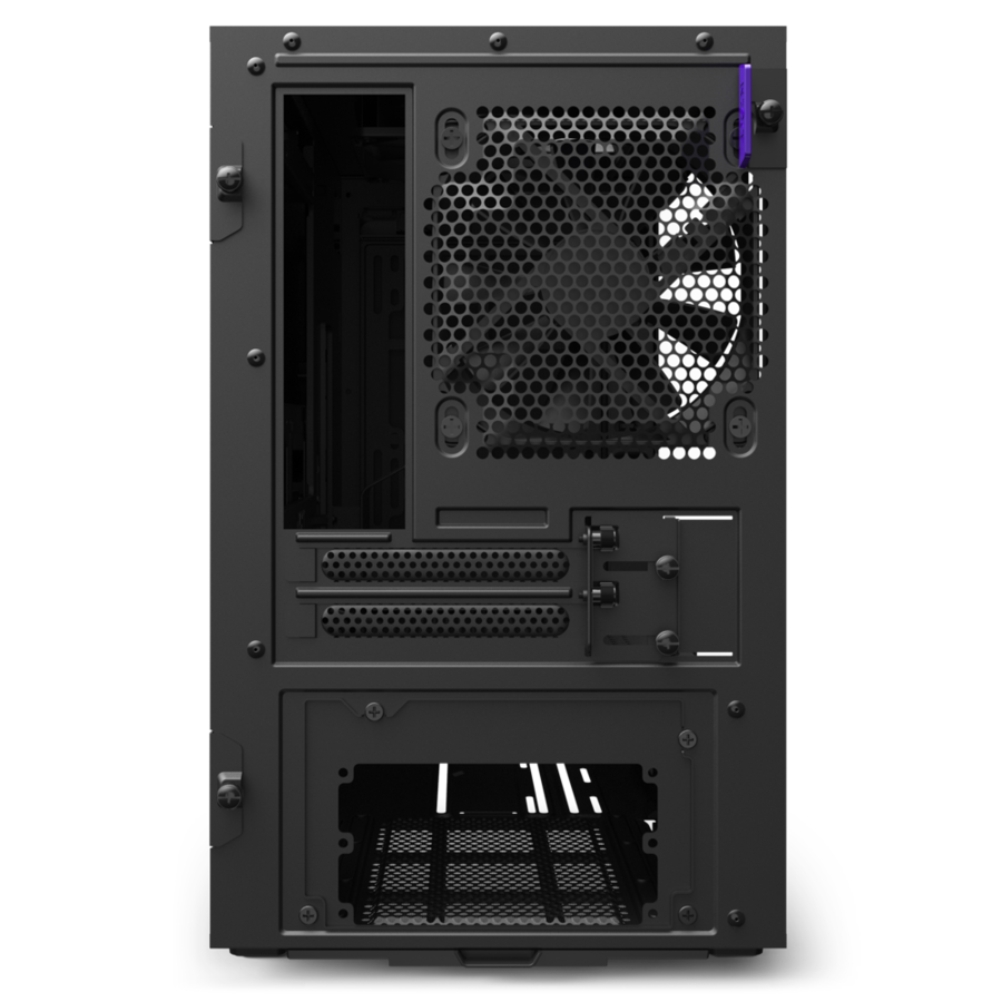 Vỏ máy tính (Case) NZXT H210 MATTE BLACK (Mini iTX/Đen)
